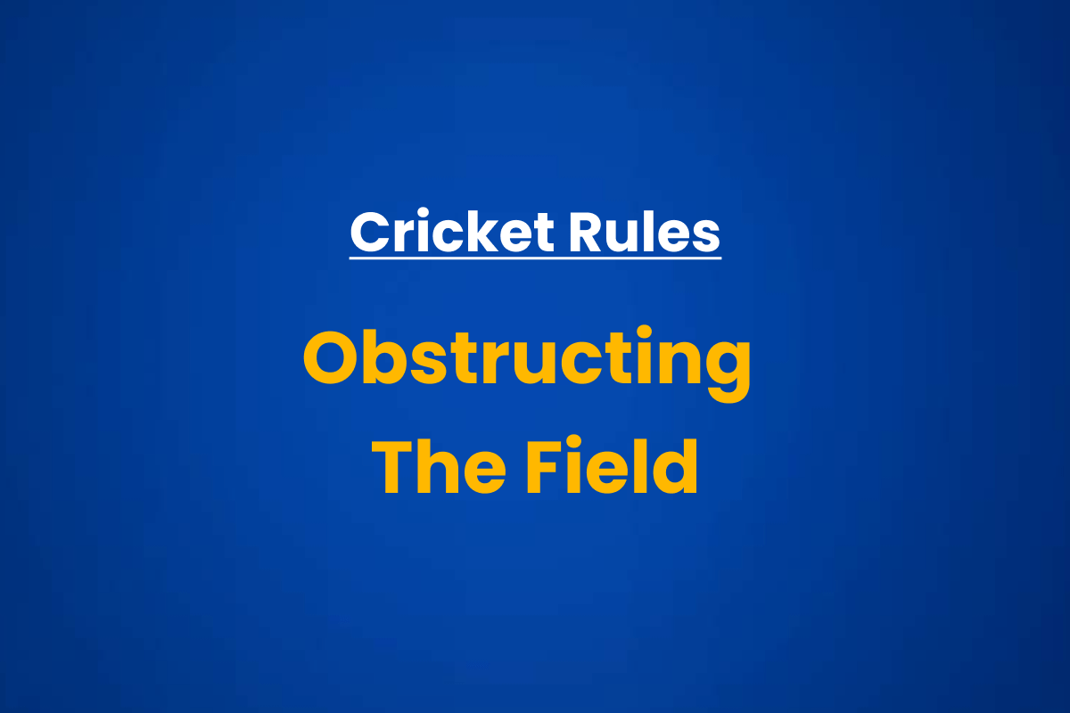 What is Obstructing the Field in cricket? Mushfiqur Rahim dismissal
