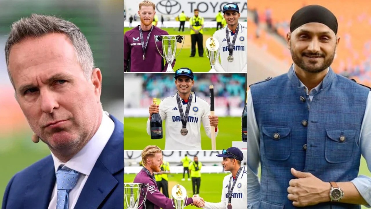 Harbhajan Singh destroys Michael Vaughan after Shubman Gill's India humiliate England Harbhajan Singh destroys Michael Vaughan after Shubman Gill's India humiliate England