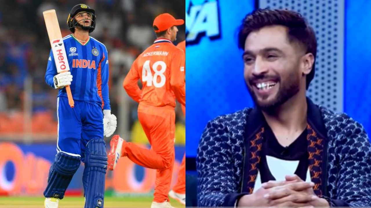 Mohammad Amir humiliates Abhishek Sharma, drags him to Saim Ayub tier after hat-trick of ducks Mohammad Amir humiliates Abhishek Sharma, drags him to Saim Ayub tier after hat-trick of ducks