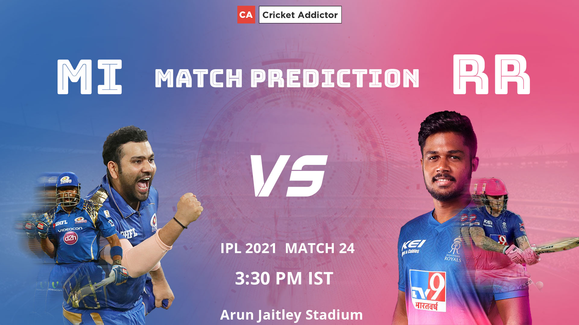 IPL 2021, Match 24 MI vs RR Match Prediction, Today's Winner, Most