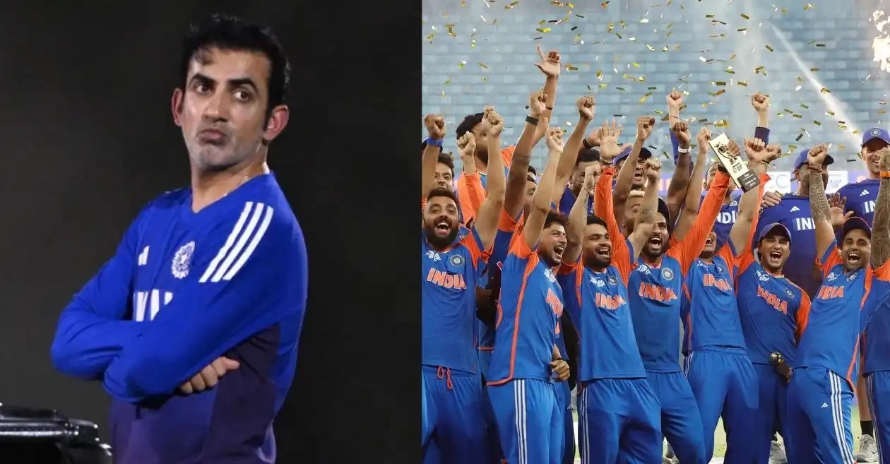 Gautam Gambhir reacts after India beat Pakistan to win Asia Cup 2025 in Dubai Gautam Gambhir reacts after India beat Pakistan to win Asia Cup 2025 in Dubai