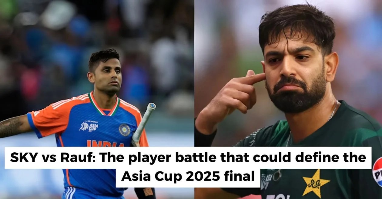 Suryakumar Yadav vs Haris Rauf: Who holds the edge in T20Is ahead of Asia Cup 2025 final? Suryakumar Yadav vs Haris Rauf: Who holds the edge in T20Is ahead of Asia Cup 2025 final?