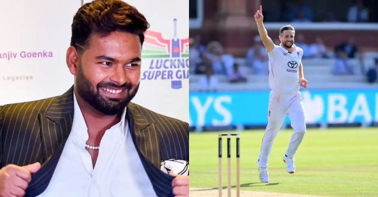 Rishabh Pant bids cheeky farewell to Chris Woakes on England star’s retirement Rishabh Pant bids cheeky farewell to Chris Woakes on England star’s retirement