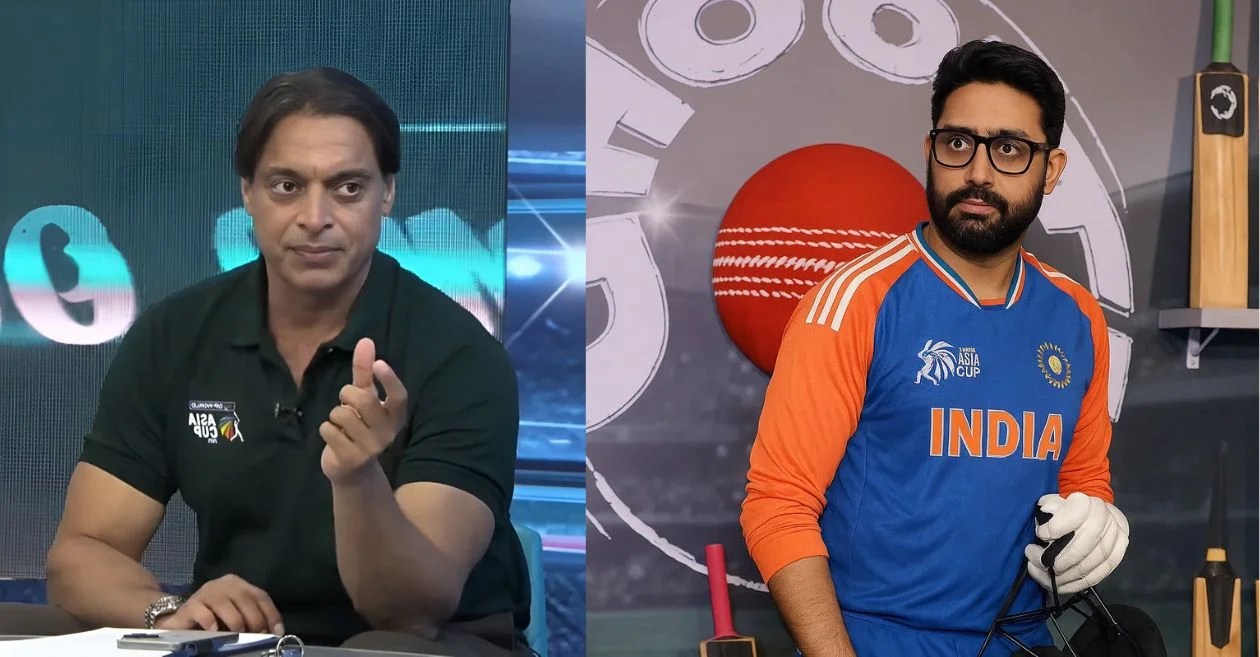 Asia Cup 2025: Abhishek Bachchan brutally trolls Pakistan after Shoaib Akhtar’s hilarious live TV goof-up Asia Cup 2025: Abhishek Bachchan brutally trolls Pakistan after Shoaib Akhtar’s hilarious live TV goof-up