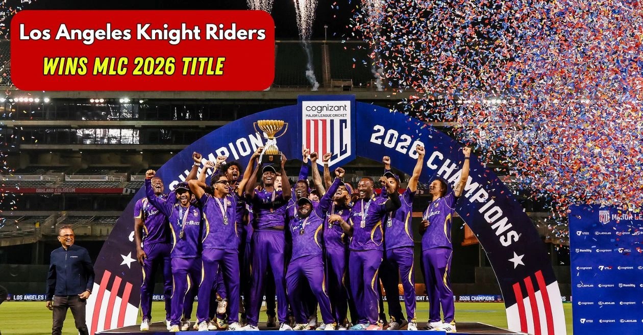 Sunil Narine, Jason Holder shine as LA Knight Riders beat Washington Freedom to win MLC 2026 title Sunil Narine, Jason Holder shine as LA Knight Riders beat Washington Freedom to win MLC 2026 title