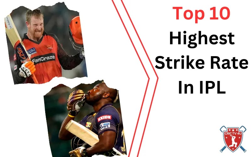 Top 10 Highest Strike Rate In IPL Crictv4u
