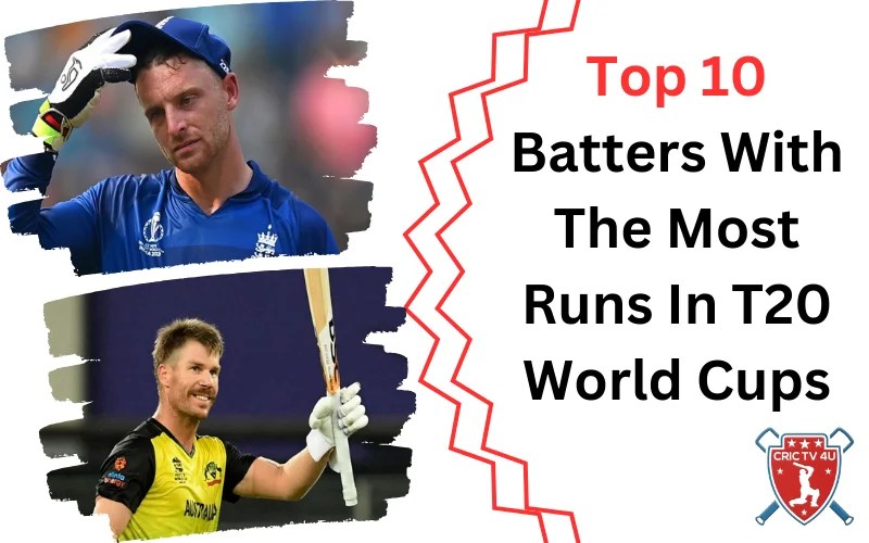 Top 10 Batters With The Most Runs In T20 World Cups Crictv4u