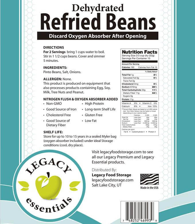 Nutritional Info Crisis Equipped