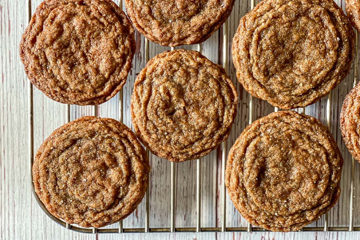 Sarah Kieffer's Ginger Molasses Cookies Crisp and Crumble