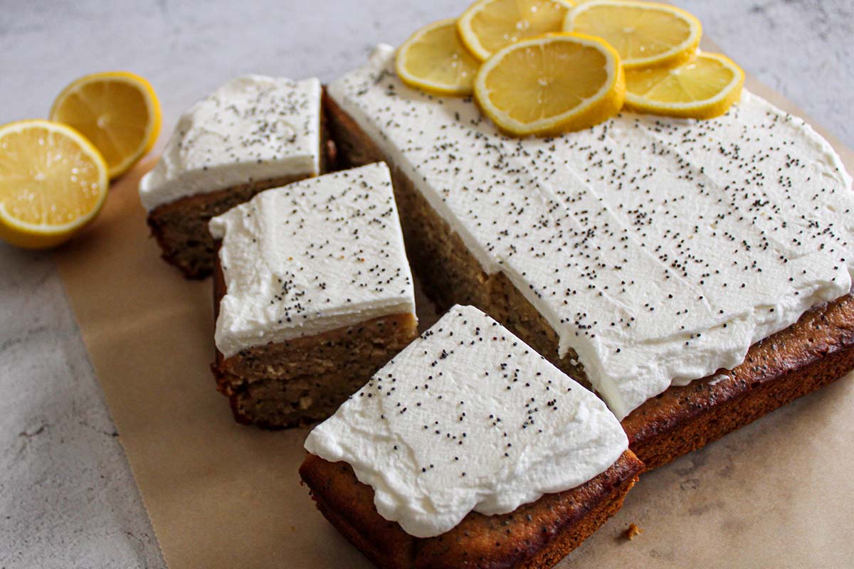 Lemon Poppy Seed Yogurt Cake Crisp and Crumble