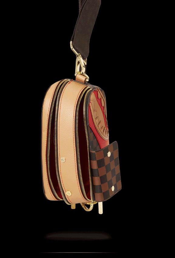 SPRAYGROUND Raceway Henny Backpack Sling Crossbody bag