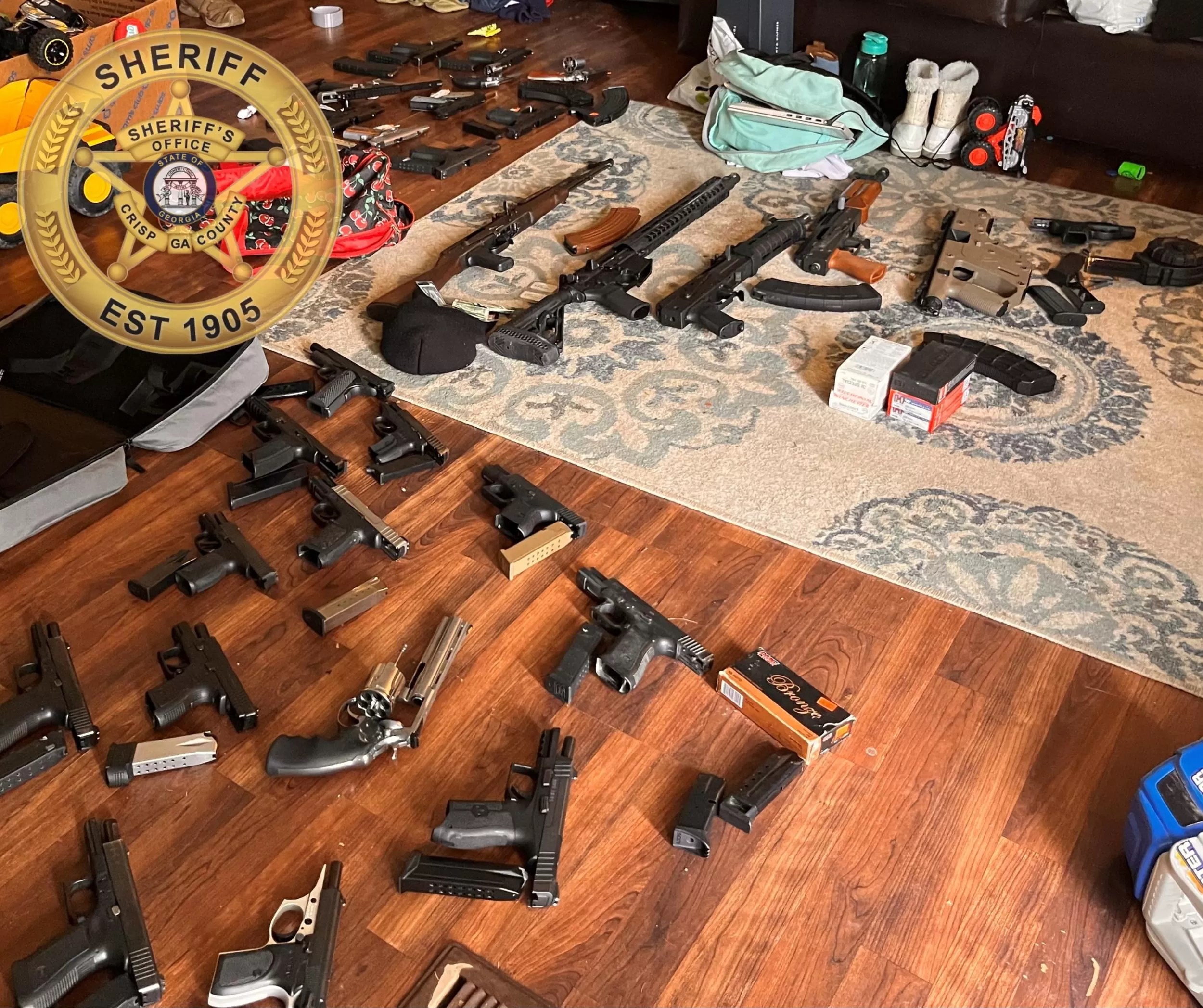 31 Stolen Firearms Recovered PR 23008 Crisp County Sheriff's Office