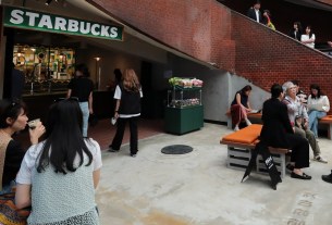 Starbucks, Южная Корея, без принтеров