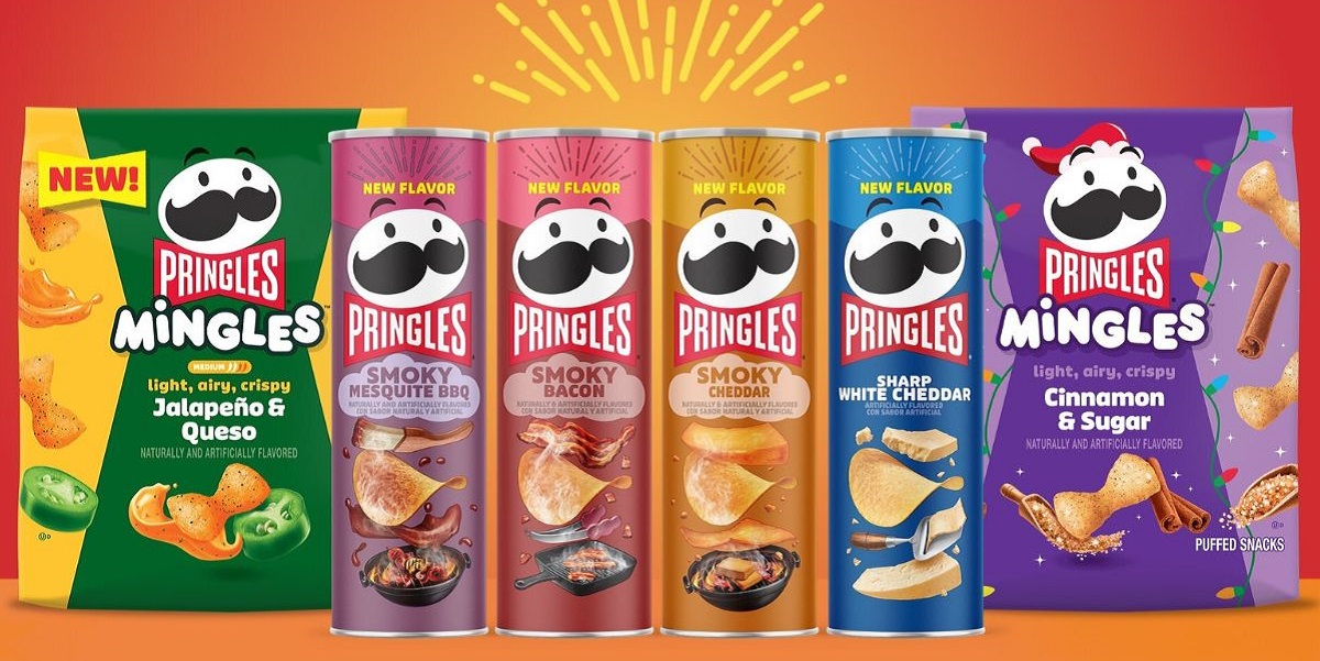Pringles, чипсы, «Smoky», Mingles