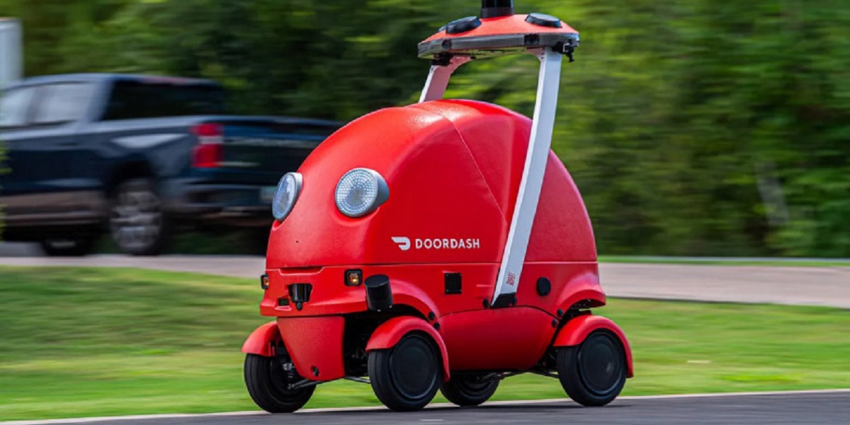 DoorDash, робот Dot, доставка, ровер, продукты