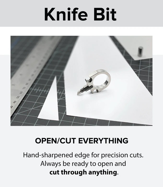 Is Tool Ring the one EDC ring to rule them all? 3 Tool Ring knife bit