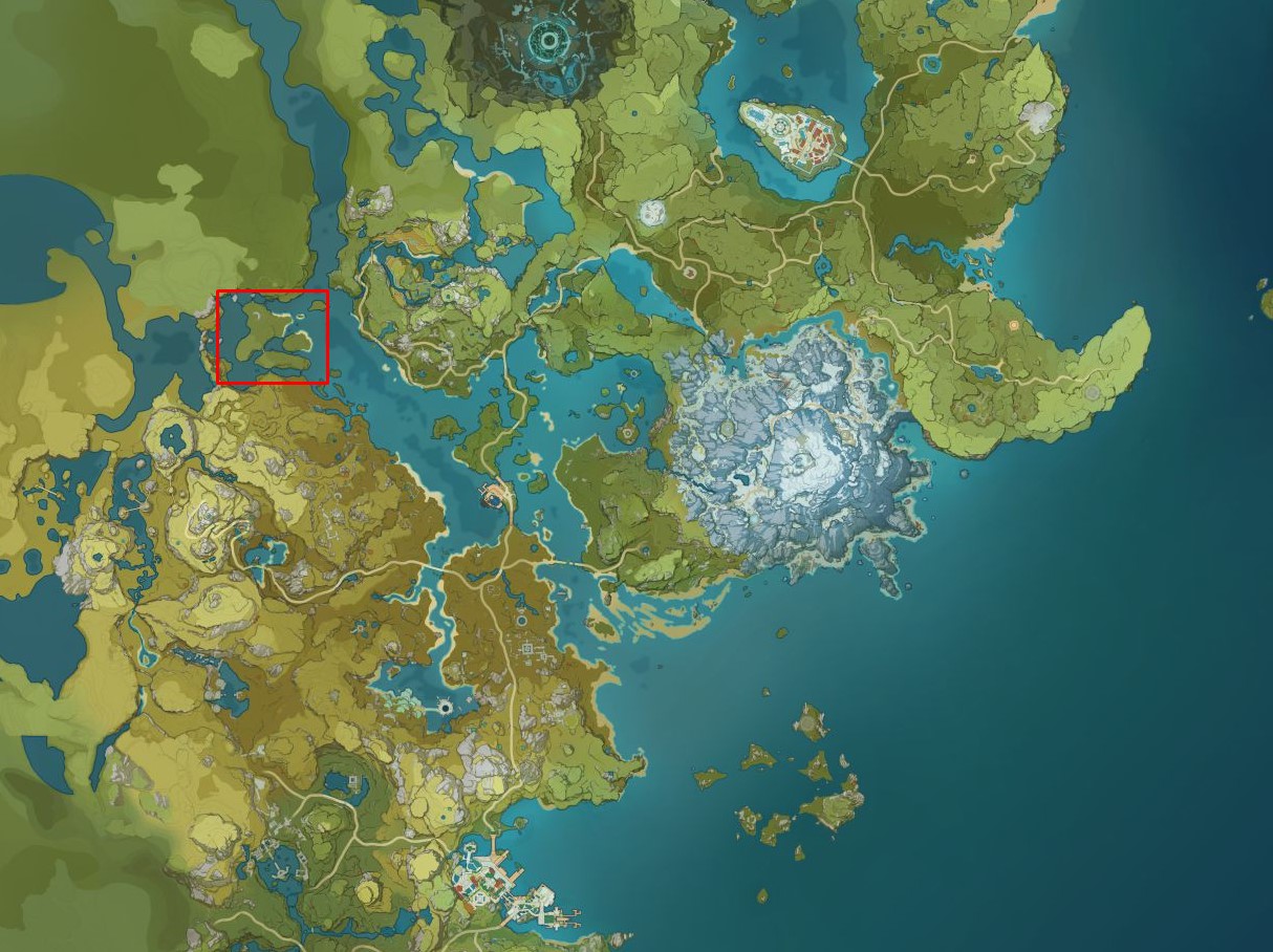 Genshin Impact Como encontrar a área de tesouros Monte Aozang