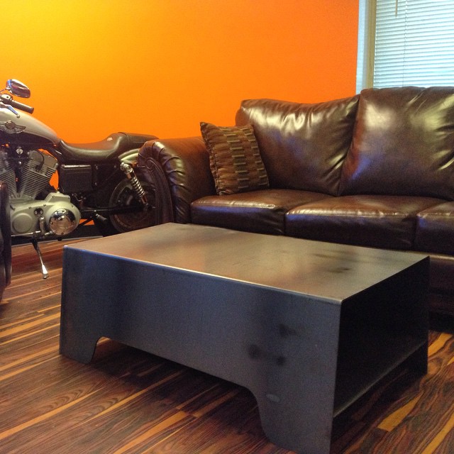 Custom Steel Coffee Table Critical Laser