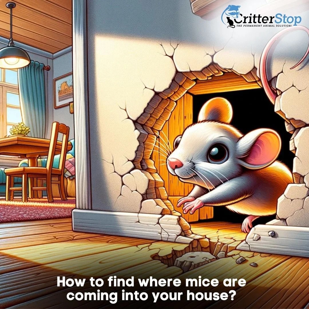 How to find where mice are coming into house? Critter Stop