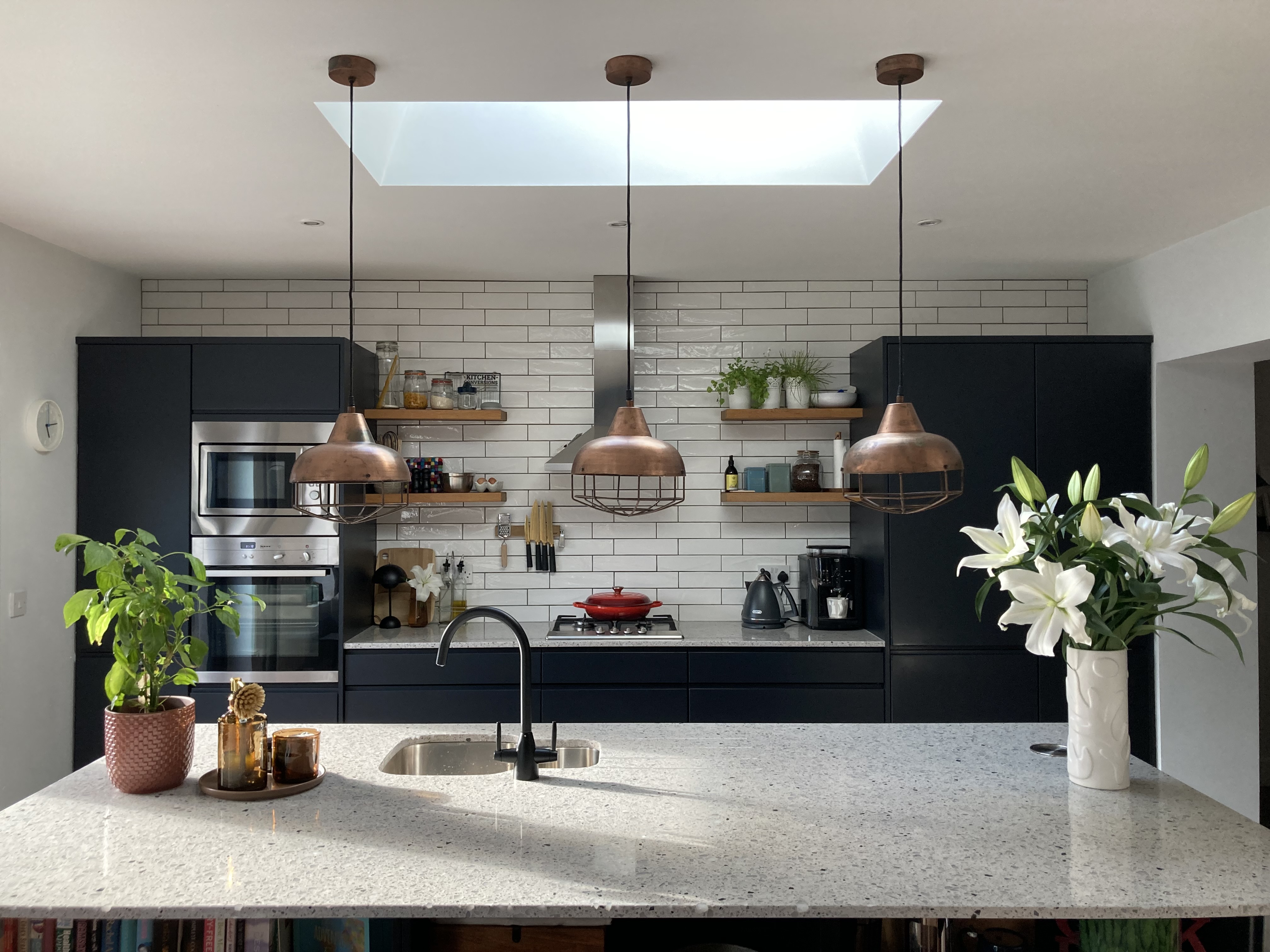 Industrial kitchen design is a work of art with CRL Quartz surfaces