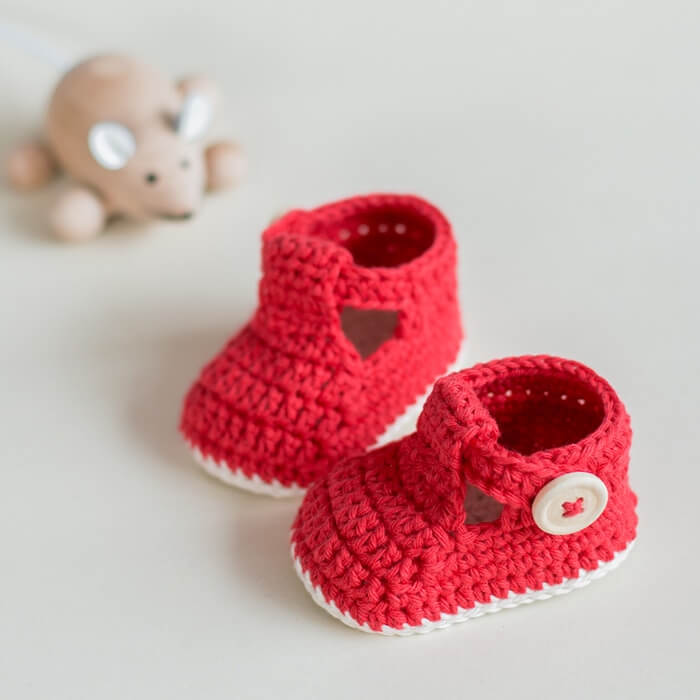 RUBY SLIPPERS Crochet Baby Booties Croby Patterns