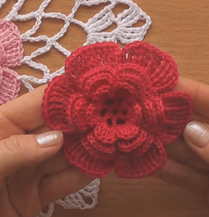 Crochet Doily Flower Part 1 Crochet Ideas