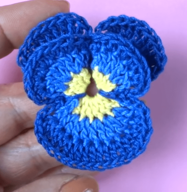 Crochet Cute Pansy Flower Crochet Ideas