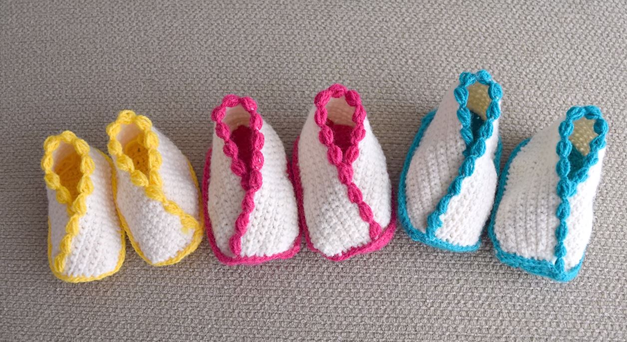 Crochet Kimono Shoes For Babies Crochet Ideas