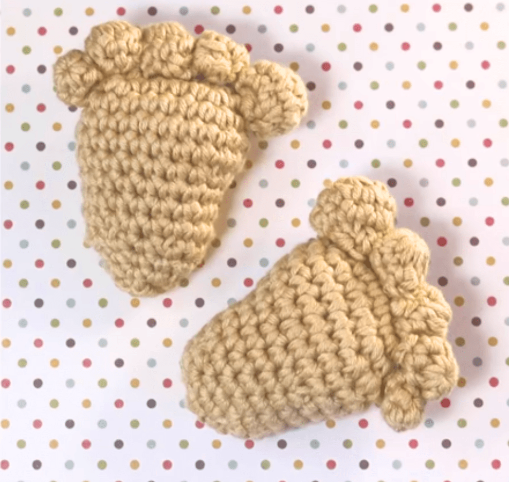 Little Baby Footprint Amigurumi Crochet Ideas