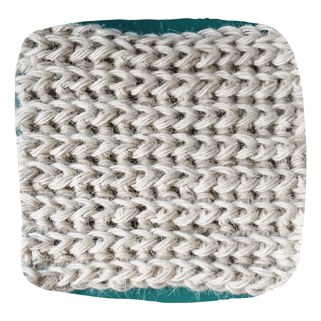 2 Opciones de punto inglés al crochet con punto raso o enano Crochet