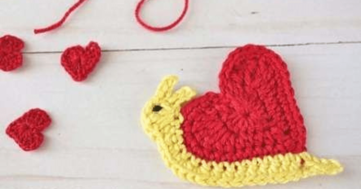 Create Whimsical Crochet Heart Snail Patterns StepbyStep