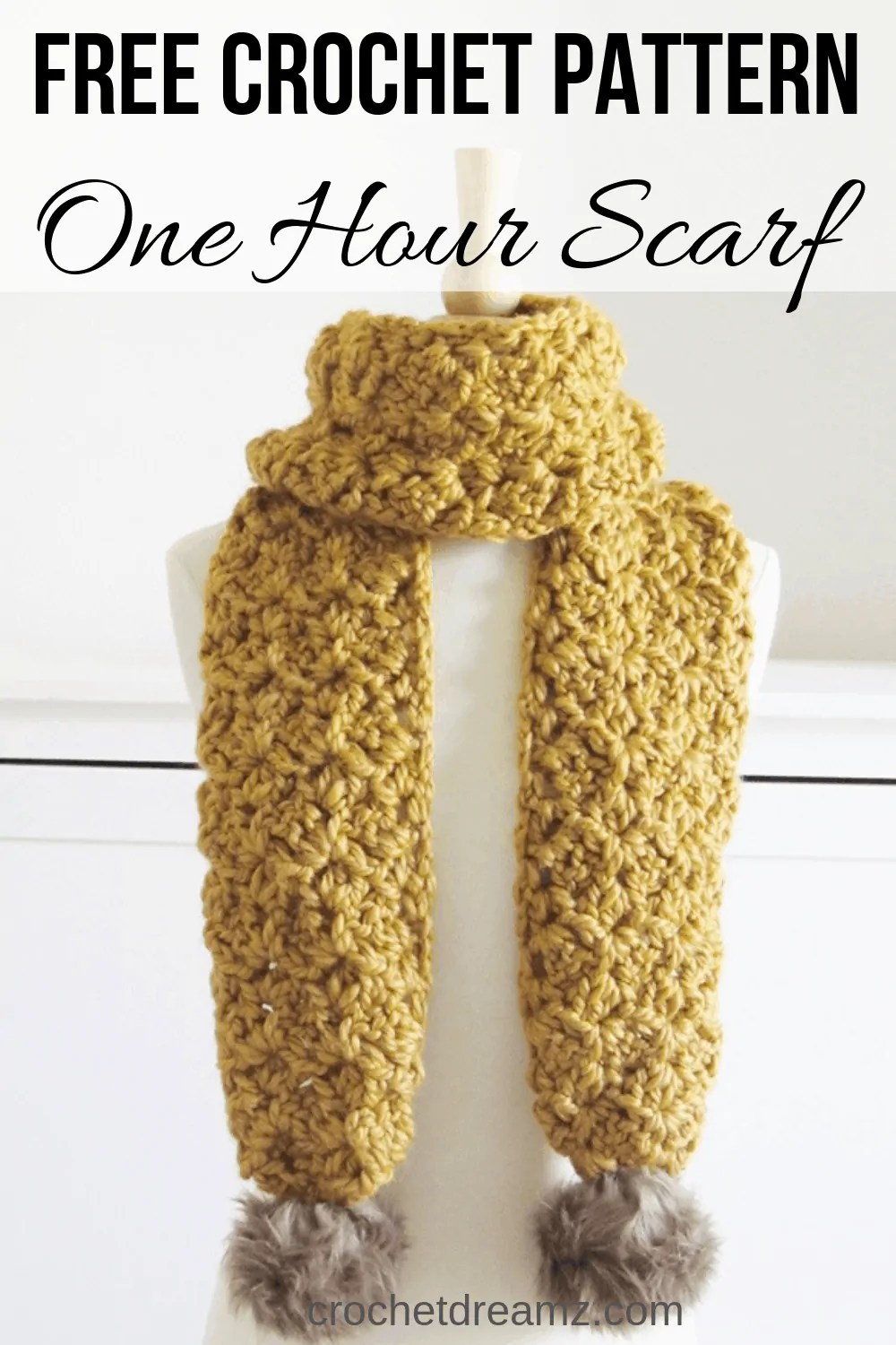 Crochet a Scarf in Under 1.5 Hours Crochet Dreamz