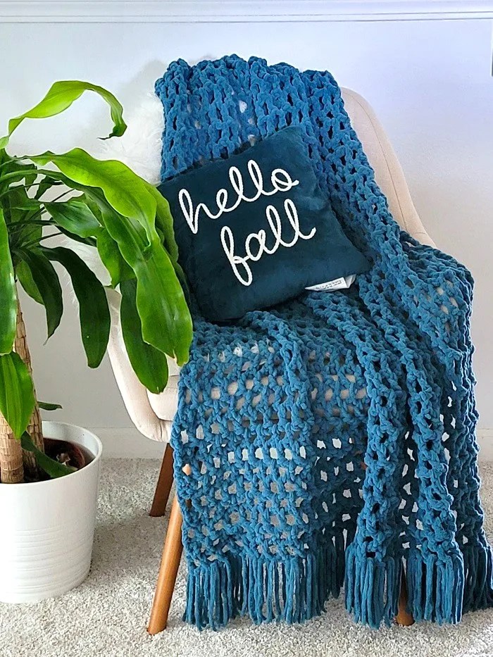 Easy Crochet Throw Pattern, Blue Moon Throw Crochet Dreamz