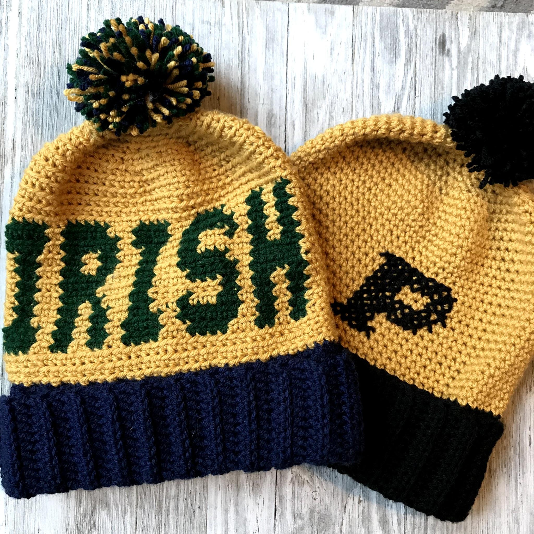 Game Day Beanie Crochet Pattern Crochet It Creations