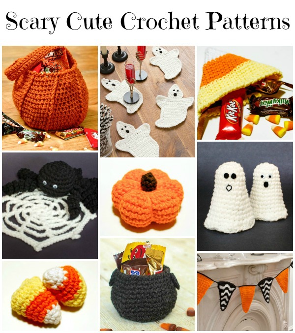 DIY Crochet Halloween Decorations from Jack O'Lanterns to Ghosts! Free