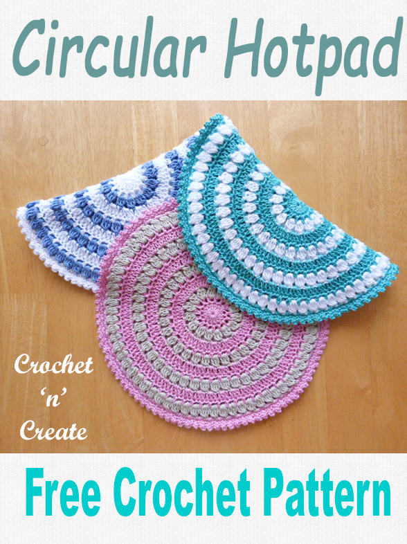 Crochet Hot Pad Free Crochet Pattern on Crochet 'n' Create