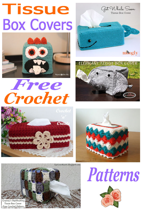 Free Crochet Pattern Roundup Tissue Box Covers Crochet 'n' Create