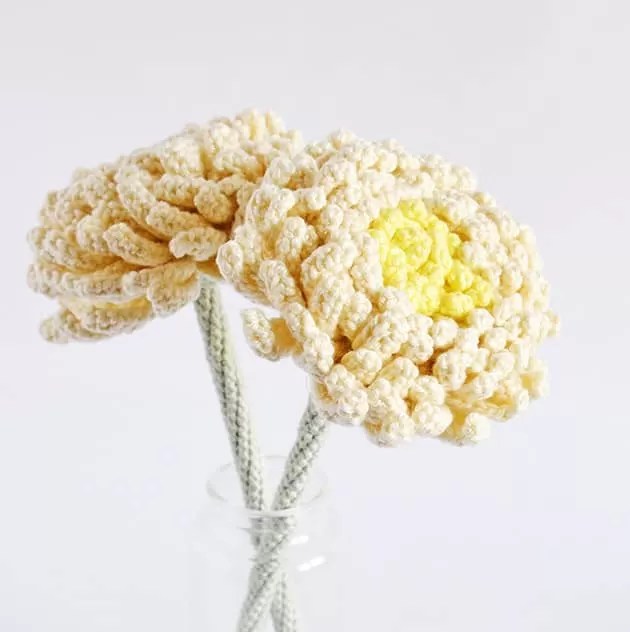 The Chrysanthemum Flower Pattern CrochetObjet