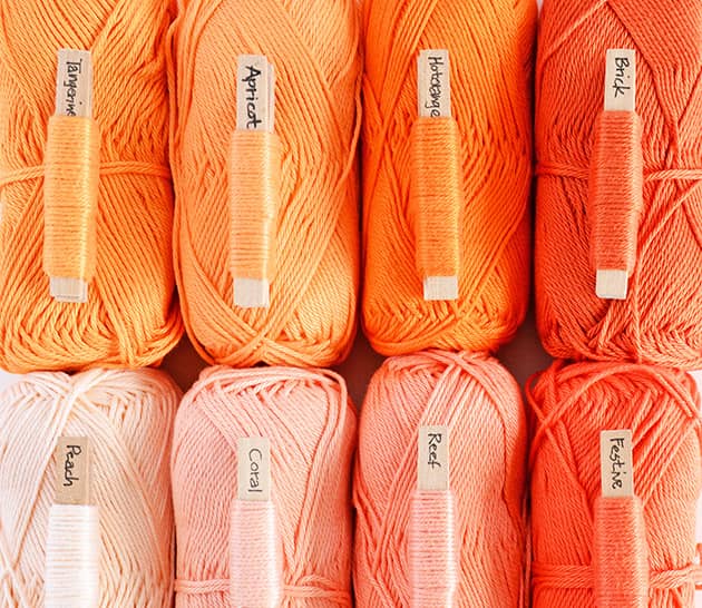 Granny Kit cotton yarn A new and updated colour card CrochetObjet