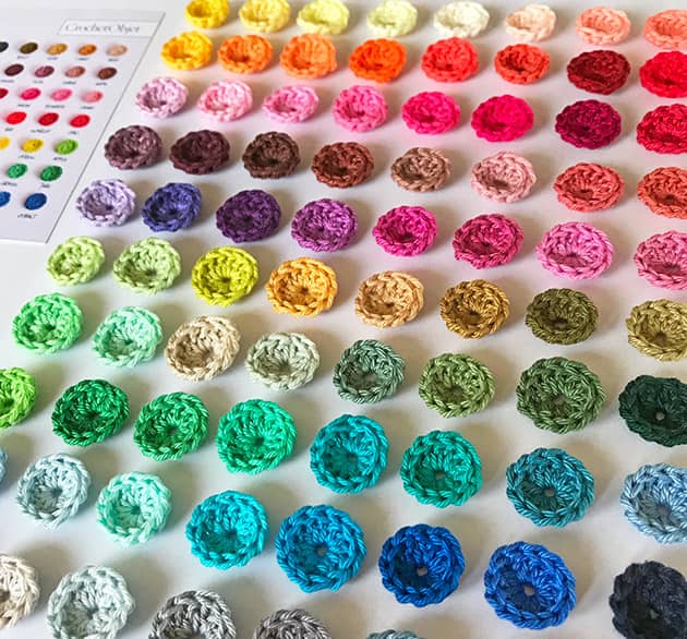 Granny Kit cotton yarn A new and updated colour card CrochetObjet