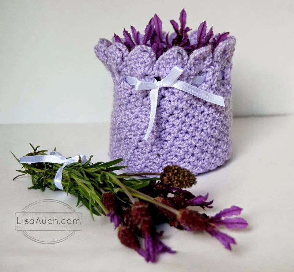 Lavender Potpourri Holder FREE Crochet Pattern