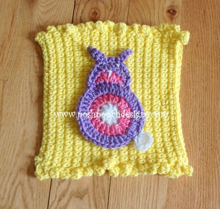 Bunny Coaster FREE Crochet Pattern