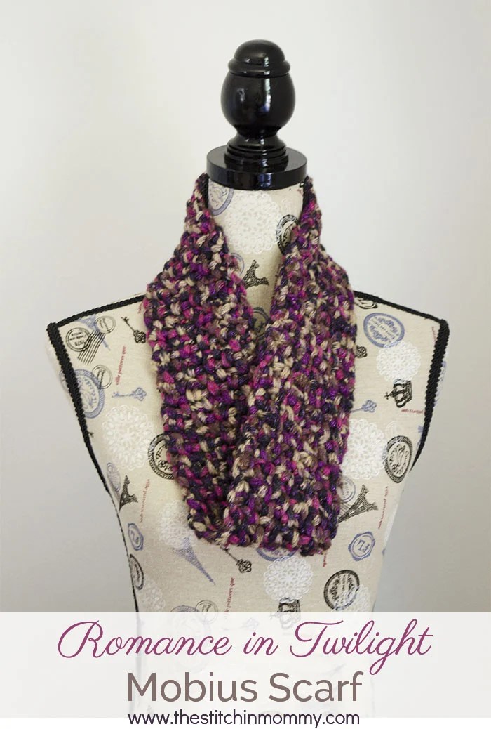 Romance in Twilight Mobius Scarf FREE Crochet Pattern