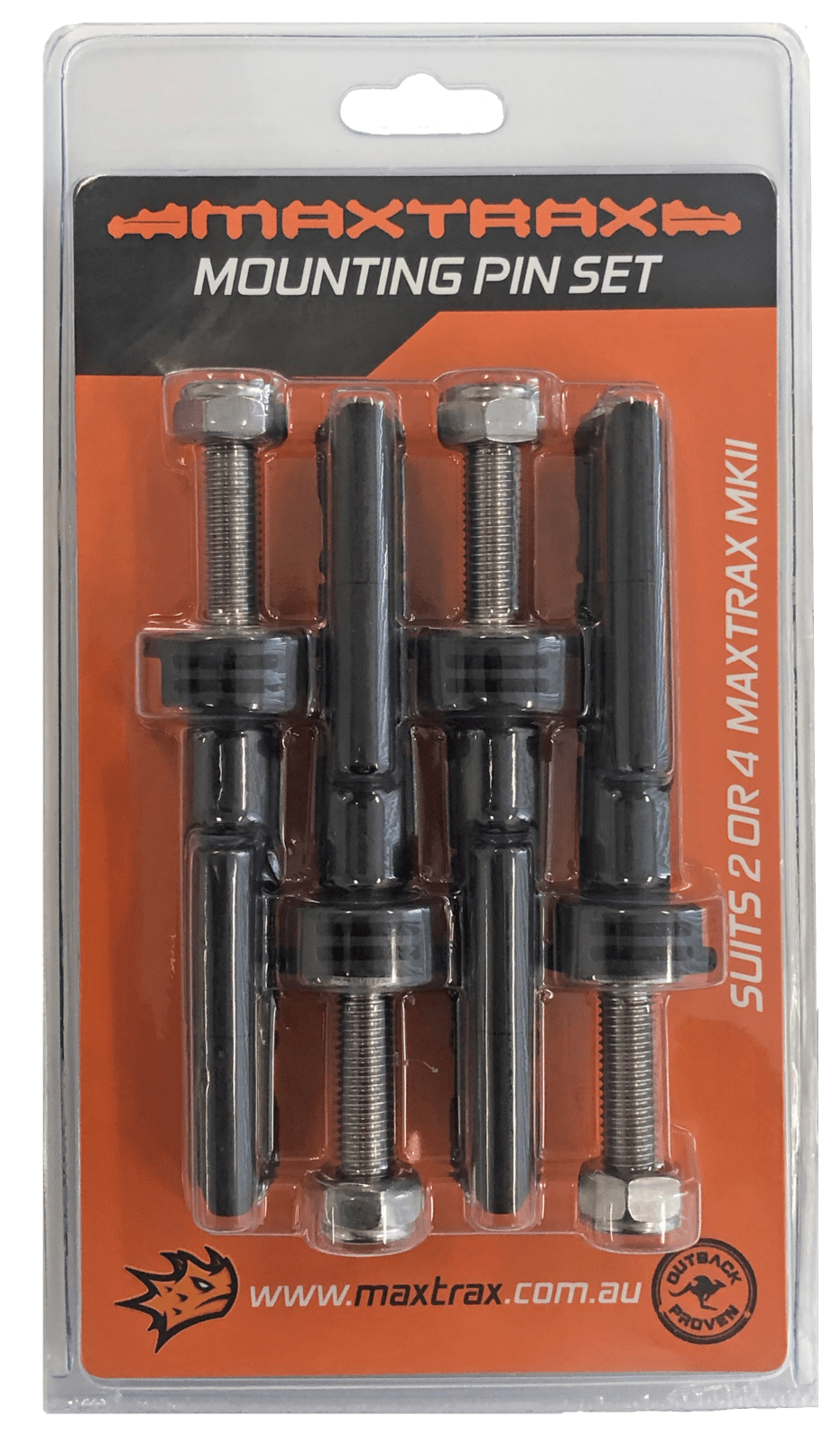 MAXTRAX Mounting Pins Set of 4 CROC HINGE