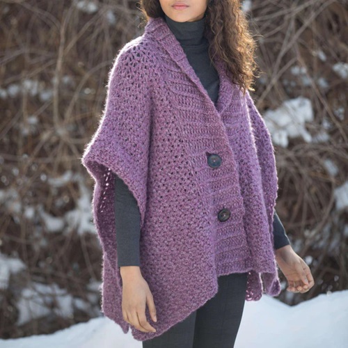 11 Buttoned Wrap Free Crochet Patterns Crocht