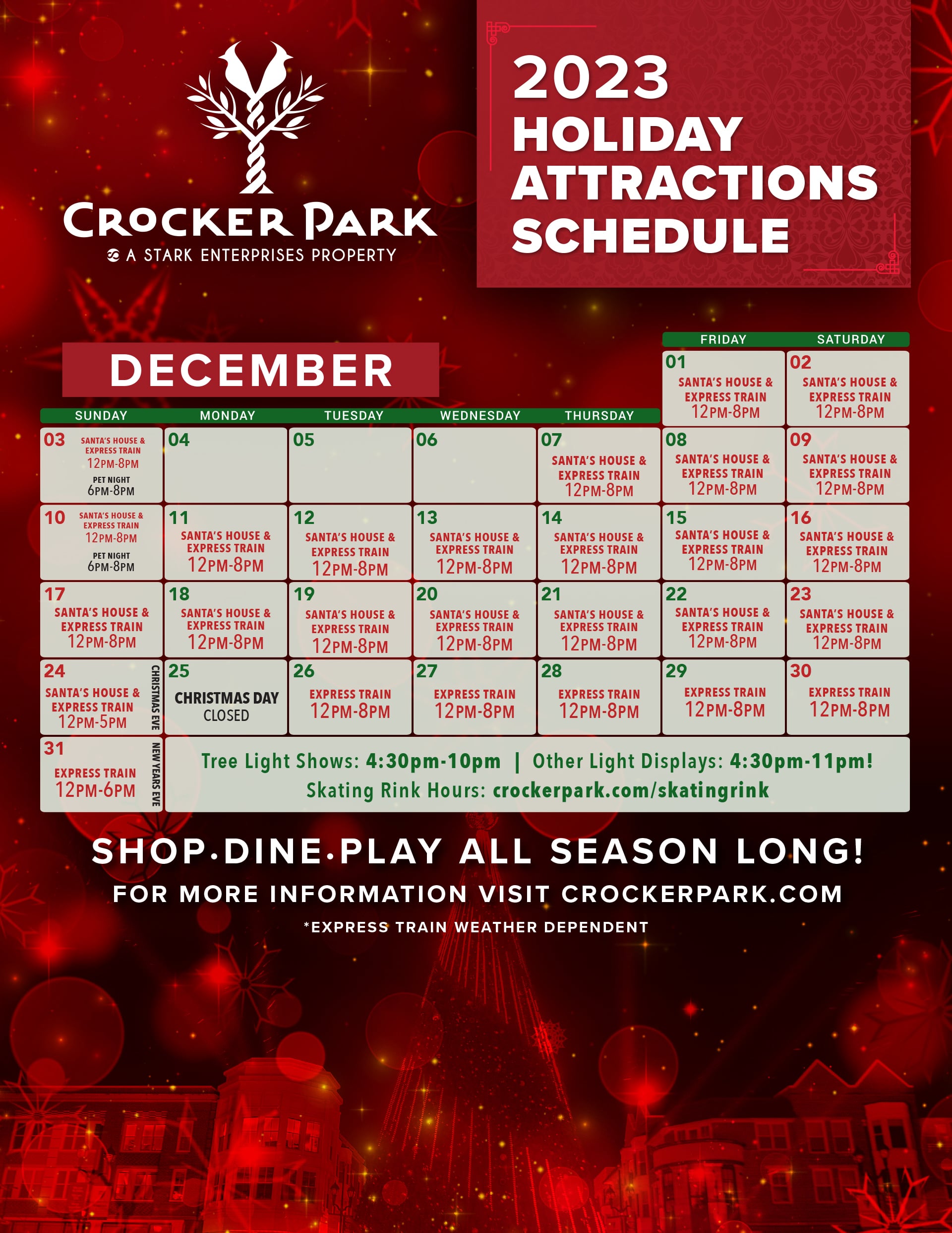 Skating Rink Hours Crocker Park