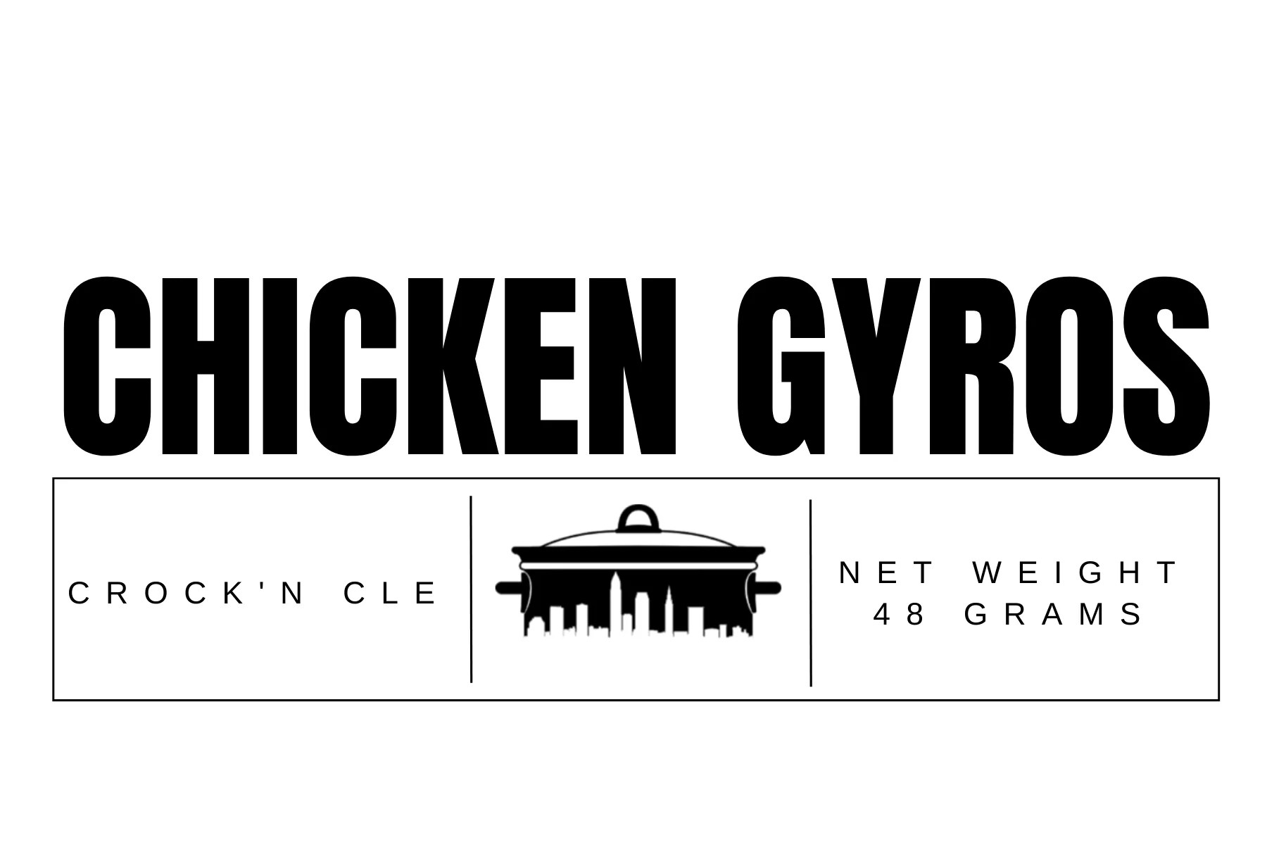 Chicken Gyros Crock’n CLE