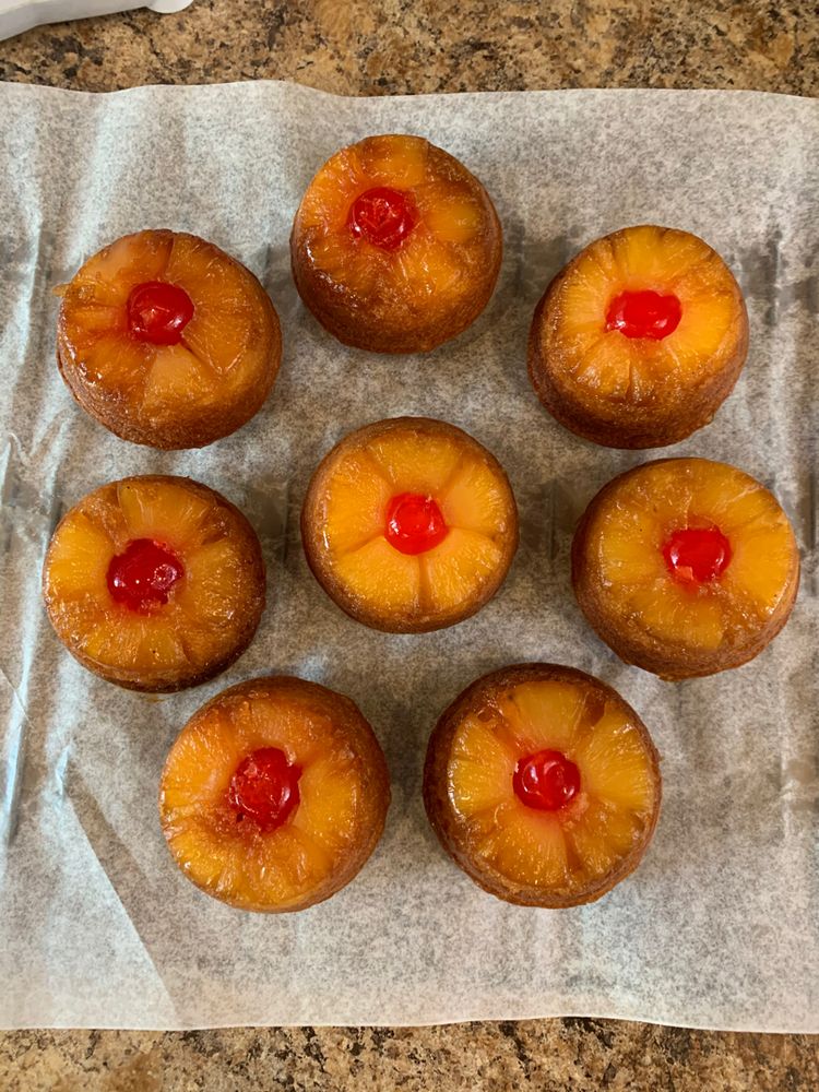 MINI PINEAPPLE UPSIDE DOWN CAKES Crockpot Girl