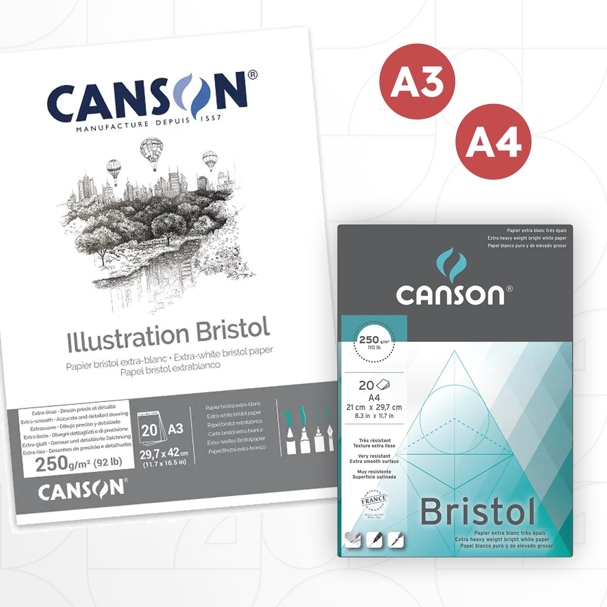 Canson Bristol Paper Pad 250gsm Croco