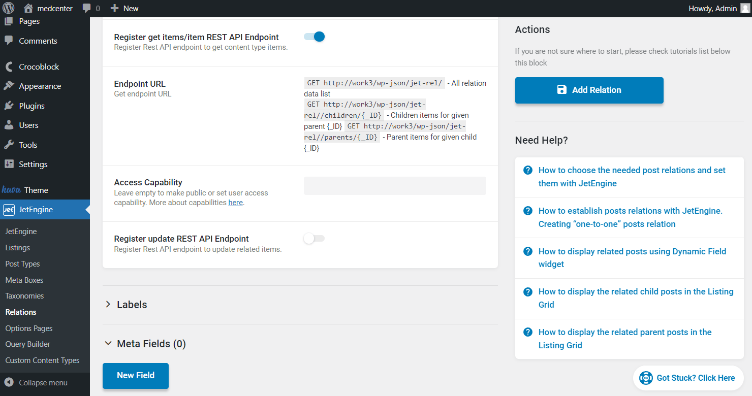 Rest API Overview — JetEngine Crocoblock